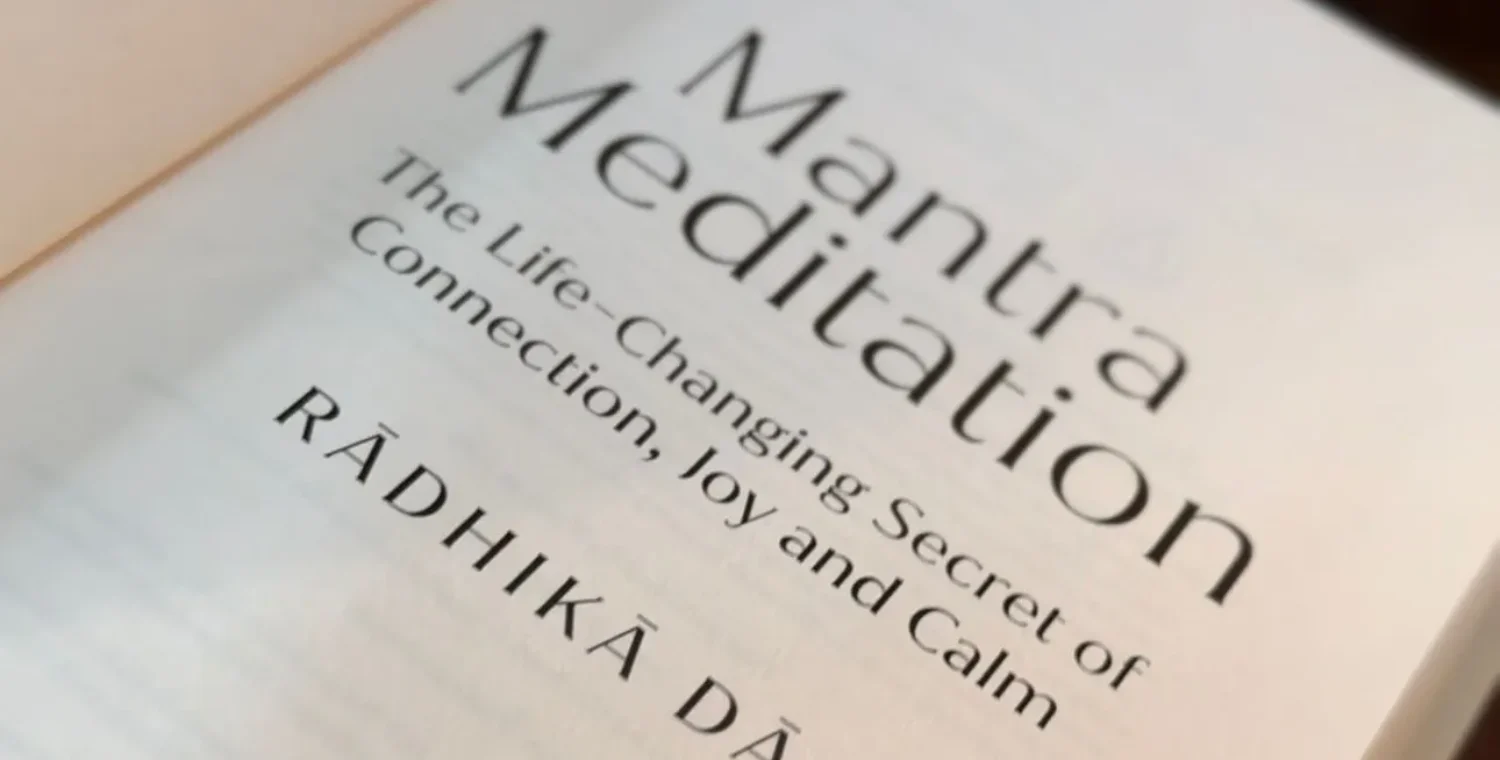 Mantra Meditation by Radhika Das – A Gentle Book That Heals Through Sacred Sound